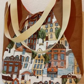 Dekorativno blago premium Favourite village