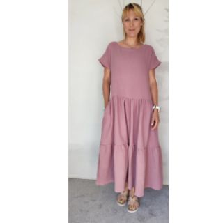 Dvojna gaza/muslin light lilac