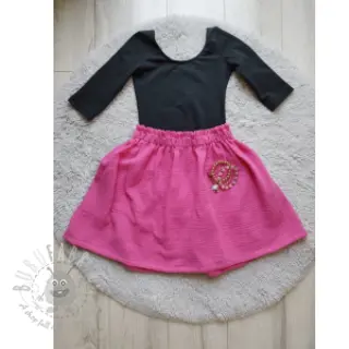 Dvojna gaza/muslin fuchsia