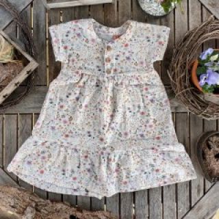 Dvojna gaza/muslin Lovely meadow white