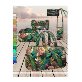 Dekorativna tkanina SHOPPER Peacock PANEL