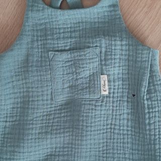 Dvostruka gaza/muslin green ORGANIC