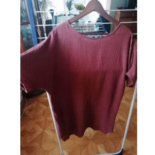 Dvojitá gázovina/mušelín mauve