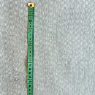 Lan bombaž Fishbone light mint
