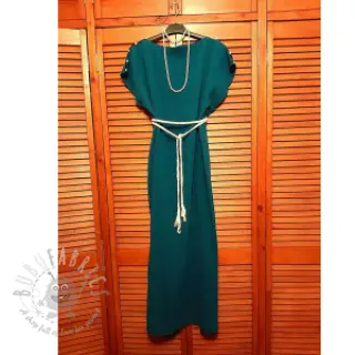 Dvojna gaza/muslin dark cyan