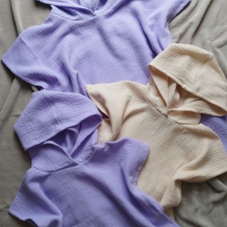Dvojna gaza/muslin bright violet
