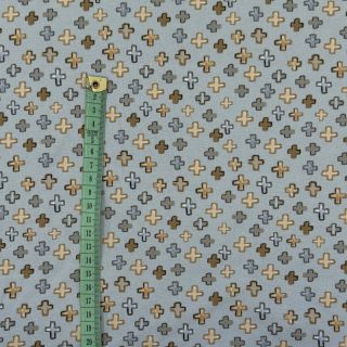Pletenina Plusses grey digital print