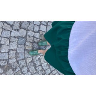 Bombažna tkanina poplin dark emerald