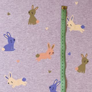 Pletenina Bunnies purple melange