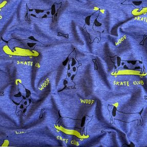 Pletenina Skate club cobalt melange