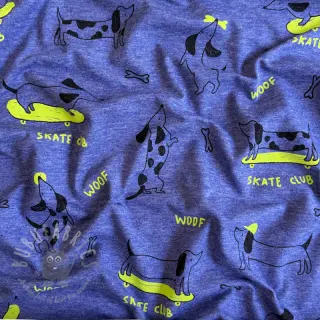 Jersey Skate club cobalt melange