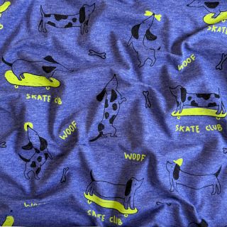 Pletenina Skate club cobalt melange