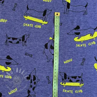 Jersey Skate club cobalt melange