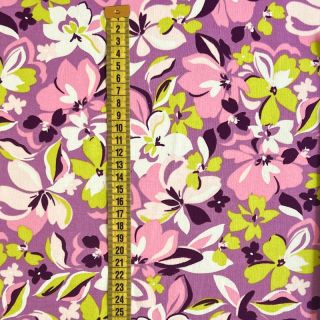 Trenirka Bright flowers design pink lime