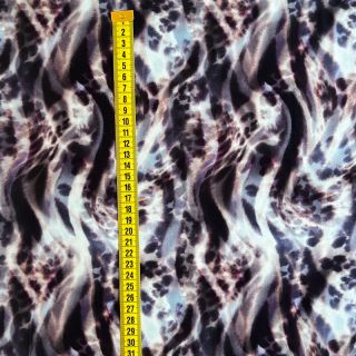 Viskoza ECOVERO Animal skin jeans digital print