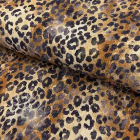 Dvojna gaza/muslin Animal skin panther digital print