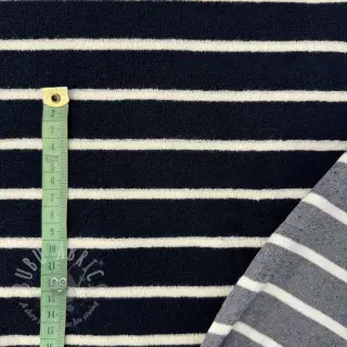 Frotir YARN DYED Stripe BIG dark blue