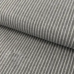 Dvojna gaza/muslin YARN DYED Stripes grey