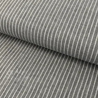 Dvojna gaza/muslin YARN DYED Stripes grey
