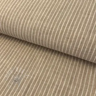Dvojna gaza/muslin YARN DYED Stripes taupe