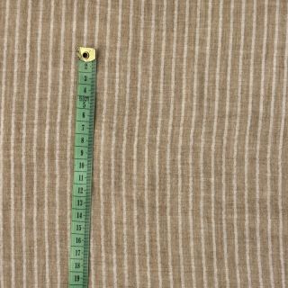 Dvojna gaza/muslin YARN DYED Stripes taupe