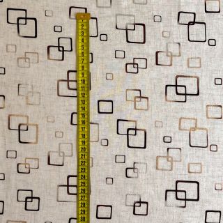 Viskoza z lanom FOIL Graphic bronze