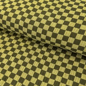 Dvojna gaza/muslin DOUBLE SIDED Full check green