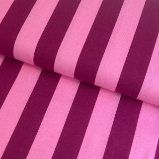 Bombažna tkanina FLANNEL Stripes pink