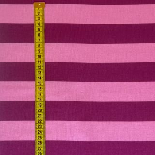 Bombažna tkanina FLANNEL Stripes pink