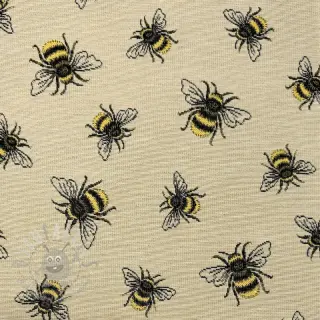 Dekorativno blago GOBELIN PREMIUM Bumble Bee Family