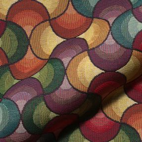 Dekorativno blago GOBELIN PREMIUM Graphic Wave Scale