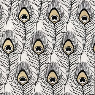 Dekorativno blago jacquard Peacock Feather Deco metallic deluxe
