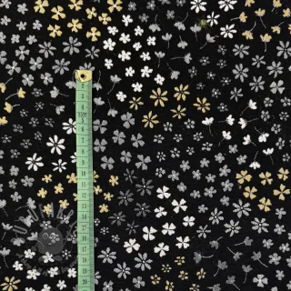 Dekorativno blago jacquard Flower Mix Sprinkle metallic deluxe