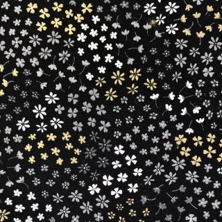Dekorativna tkanina jacquard Flower Mix Sprinkle metallic deluxe