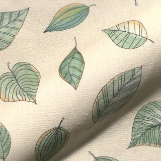 Dekorativno blago Handpainted Leaf Art digital print