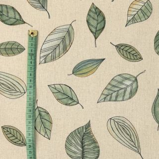 Dekorativno blago Handpainted Leaf Art digital print