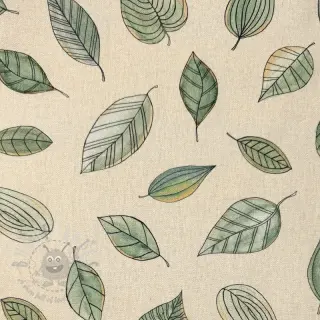Dekorativno blago Handpainted Leaf Art digital print
