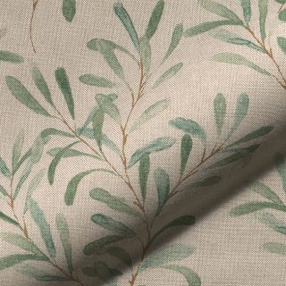 Dekorativno blago Linenlook Misletoe Painted Leaf