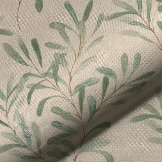 Dekorativno blago Linenlook Misletoe Painted Leaf