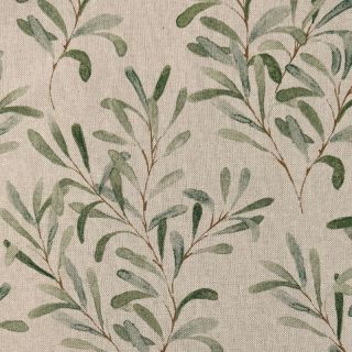 Dekorativno blago Linenlook Misletoe Painted Leaf