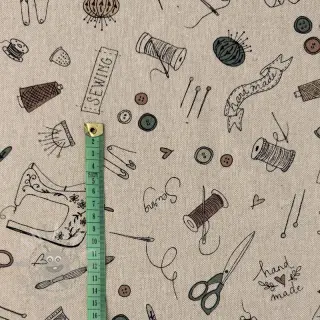 Dekorativno blago Linenlook Sewing Doodle Craft