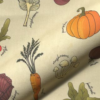 Dekorativno blago Veggie Harvest Garden digital print