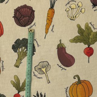 Dekorativno blago Veggie Harvest Garden digital print