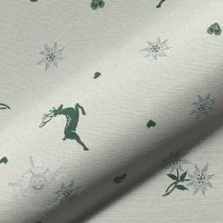 Dekorativno blago jacquard DOUBLE FACE Landhaus Mixed Icon forest green