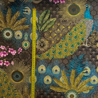 Dekoračná látka jacquard Peacock Extravagant
