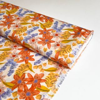 Viskoza RADIANCE Old flowers digital print
