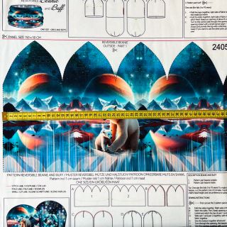 Tkanina jersey Polar PANEL SET digital print