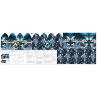 Tkanina jersey Polar PANEL SET digital print