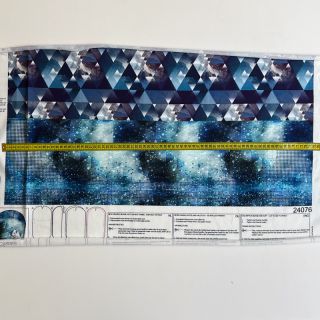 Tkanina jersey Ice Crystals PANEL SET FOR ADULTS digital print