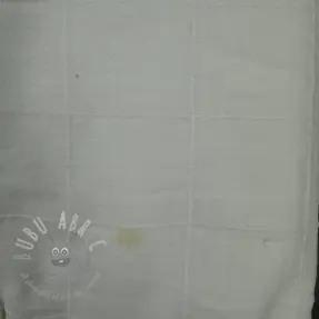 Bombažna tkanina VOILE DOBBY off white 2nd class
